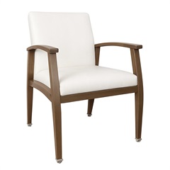 Kendall Wood-Look Metal Chair